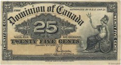 25 Cents CANADA  1900 P.009c TTB+