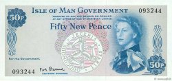 50 New Pence ÎLE DE MAN  1969 P.27a SPL
