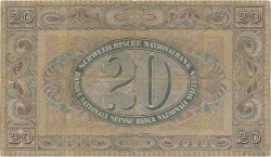 20 Francs SUISSE  1927 P.33d TB