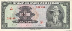 10000 Cruzeiros BRÉSIL  1966 P.182Ba SUP+