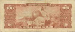 100 Cruzeiros BRÉSIL  1964 P.170b TB