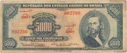5000 Cruzeiros BRÉSIL  1965 P.174c B