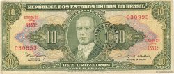 1 Centavo sur 10 Cruzeiros BRÉSIL  1967 P.183b TB