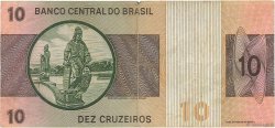 10 Cruzeiros BRÉSIL  1970 P.193a TB