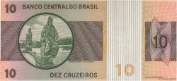 10 Cruzeiros BRÉSIL  1970 P.193a TTB+