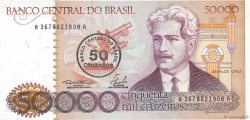 50 Cruzados sur 50000 Cruzeiros BRÉSIL  1986 P.207a NEUF