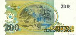200 Cruzados Novos BRAZIL  1989 P.221a UNC