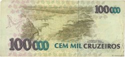 100000 Cruzeiros BRÉSIL  1992 P.235a TB