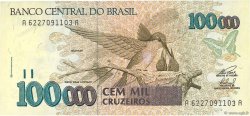 100000 Cruzeiros BRÉSIL  1993 P.235c NEUF