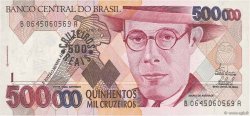 500 Cruzeiros Reais sur 500000 Cruzeiros BRÉSIL  1993 P.239b NEUF