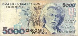 5000 Cruzeiros BRÉSIL  1990 P.232a TB