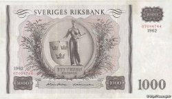 1000 Kronor SUÈDE  1962 P.46c TTB