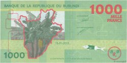 1000 Francs BURUNDI  2015 P.51 FDC