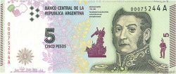 5 Pesos ARGENTINE  2015 P.359