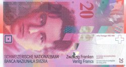 20 Francs SUISSE  2012 P.69 UNC