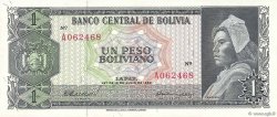 1 Peso Boliviano BOLIVIE  1962 P.152a SPL