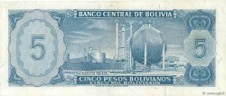 5 Pesos Bolivianos BOLIVIE  1962 P.153a SUP