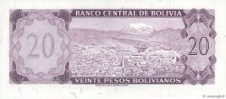 20 Pesos Bolivianos BOLIVIE  1962 P.161a pr.NEUF