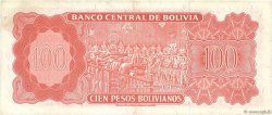 100 Pesos Bolivianos BOLIVIE  1962 P.164b TTB