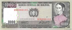 1000 Pesos Bolivianos BOLIVIE  1982 P.167a NEUF