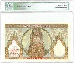 100 Francs Spécimen TAHITI  1956 P.14cS SPL