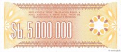 5000000 Pesos Bolivianos BOLIVIA  1985 P.193a SC