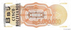 5 Bolivianos sur 5000000 Pesos Bolivianos BOLIVIE  1987 P.200a NEUF