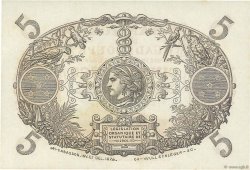 5 Francs Cabasson rouge GUADELOUPE  1945 P.07e UNC