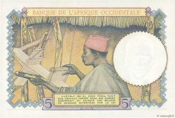 5 Francs AFRIQUE OCCIDENTALE FRANÇAISE (1895-1958)  1939 P.21 NEUF