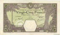 25 Francs DAKAR AFRIQUE OCCIDENTALE FRANÇAISE (1895-1958) Dakar 1926 P.07Bc SUP
