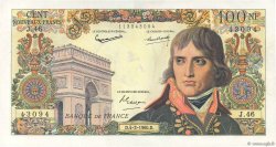 100 Nouveaux Francs BONAPARTE FRANCE  1960 F.59.05 TTB+