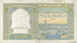 1000 Francs MARUECOS  1946 P.16c