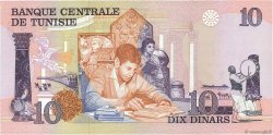 10 Dinars TUNESIEN  1973 P.72 fST+