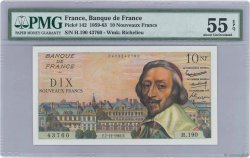 10 Nouveaux Francs RICHELIEU FRANCE  1961 F.57.16 SPL