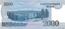 2000 Won NORDKOREA  2008 P.65a ST