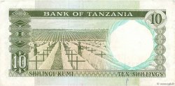 10 Shillings TANZANIE  1966 P.02b TTB