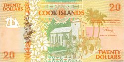 20 Dollars COOK ISLANDS  1992 P.09a AU