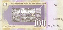 100 Denari MACÉDOINE DU NORD  2002 P.16d NEUF