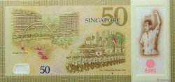 50 Dollars Commémoratif SINGAPORE  2015 P.61 FDC