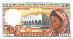 500 Francs COMORES  1986 P.10a1 pr.NEUF