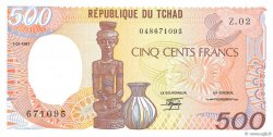 500 Francs TCHAD  1987 P.09b NEUF