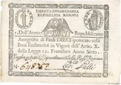 10 Paoli ITALY  1798 PS.540a AU
