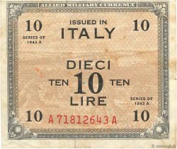 10 Lire ITALIE  1943 PM.19a TB+
