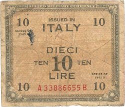 10 Lire ITALIE  1943 PM.19b B