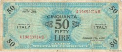 50 Lire ITALIE  1943 PM.20b B+