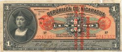 8 Centavos sur 1 Peso NICARAGUA  1912 P.051 TB