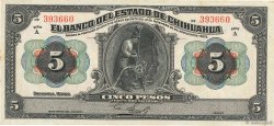 5 Pesos MEXIQUE  1913 PS.0132a