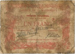 1 Franc MARTINIQUE  1884 P.02