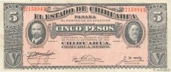5 Pesos MEXIQUE  1914 PS.0531f