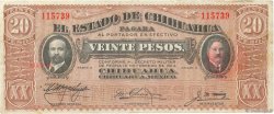 20 Pesos MEXICO  1914 PS.0536c VF-